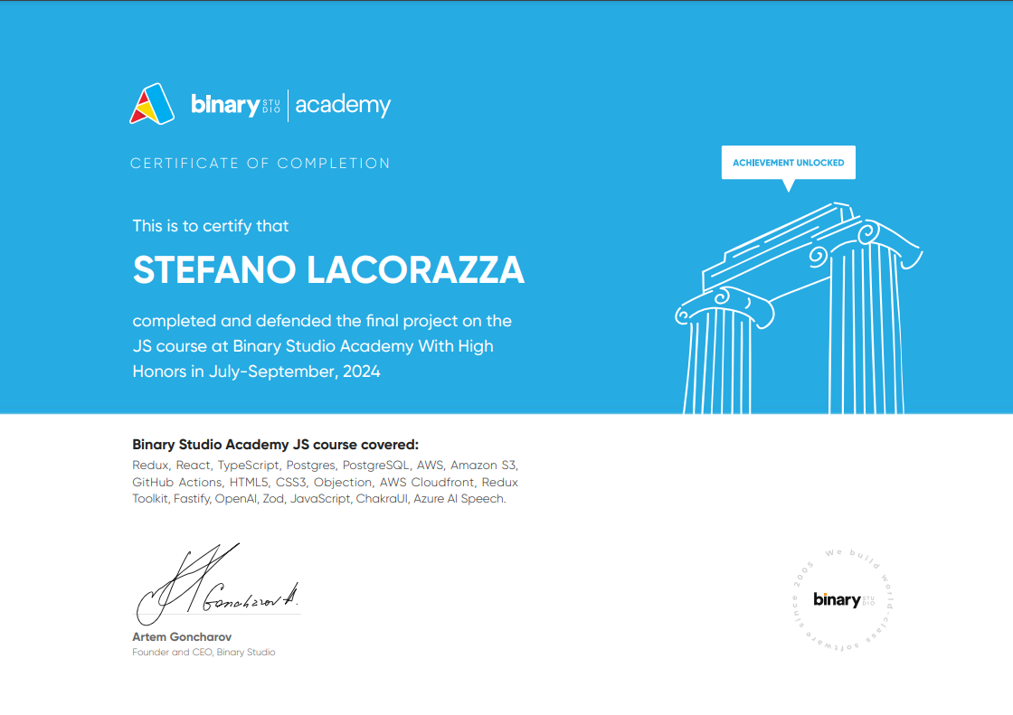 Certification Image