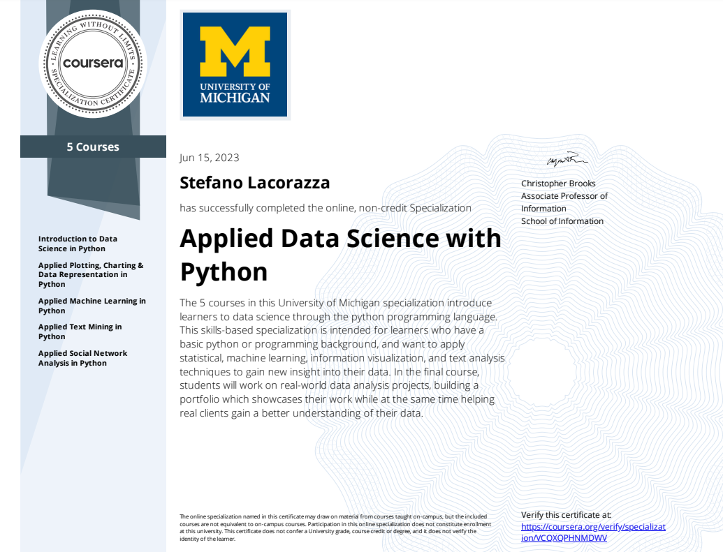 Certification Image