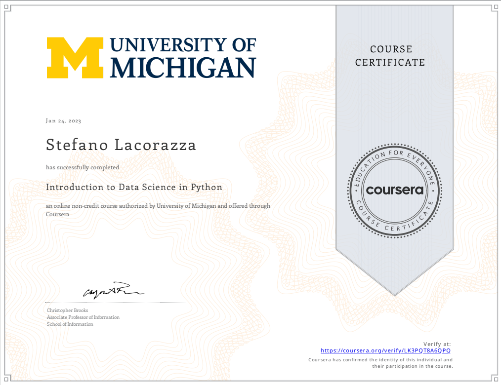 Certification Image